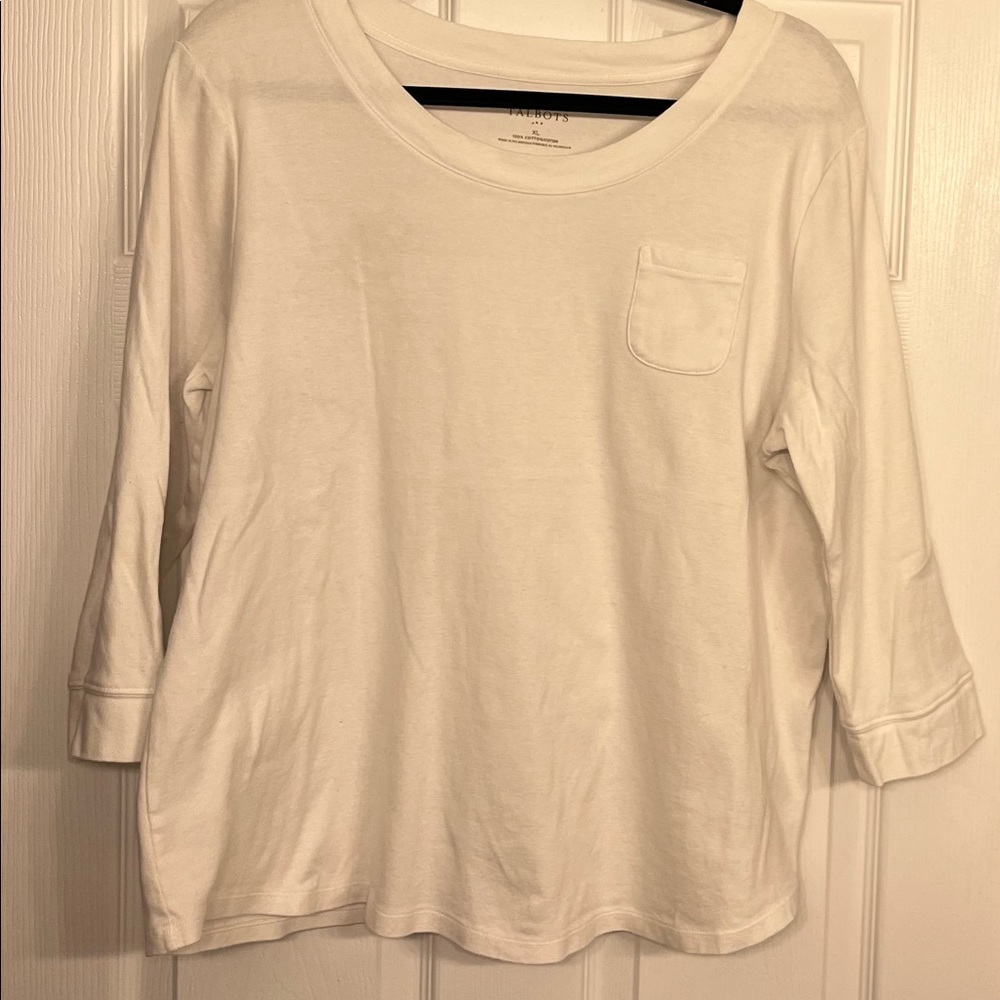 Three-quarter sleeve cotton shirt 👚